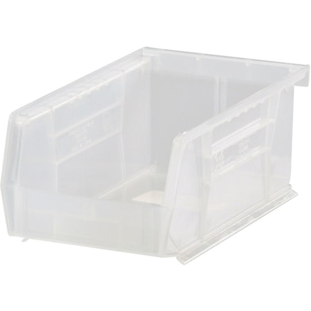 Quantum Storage Systems Clear Bin, Polypropylene, Clear, 5 in H, 6 in W QUS221CL